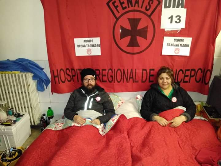 Piden protección policial en el Hospital Regional de Concepción para evitar toma de huelguistas