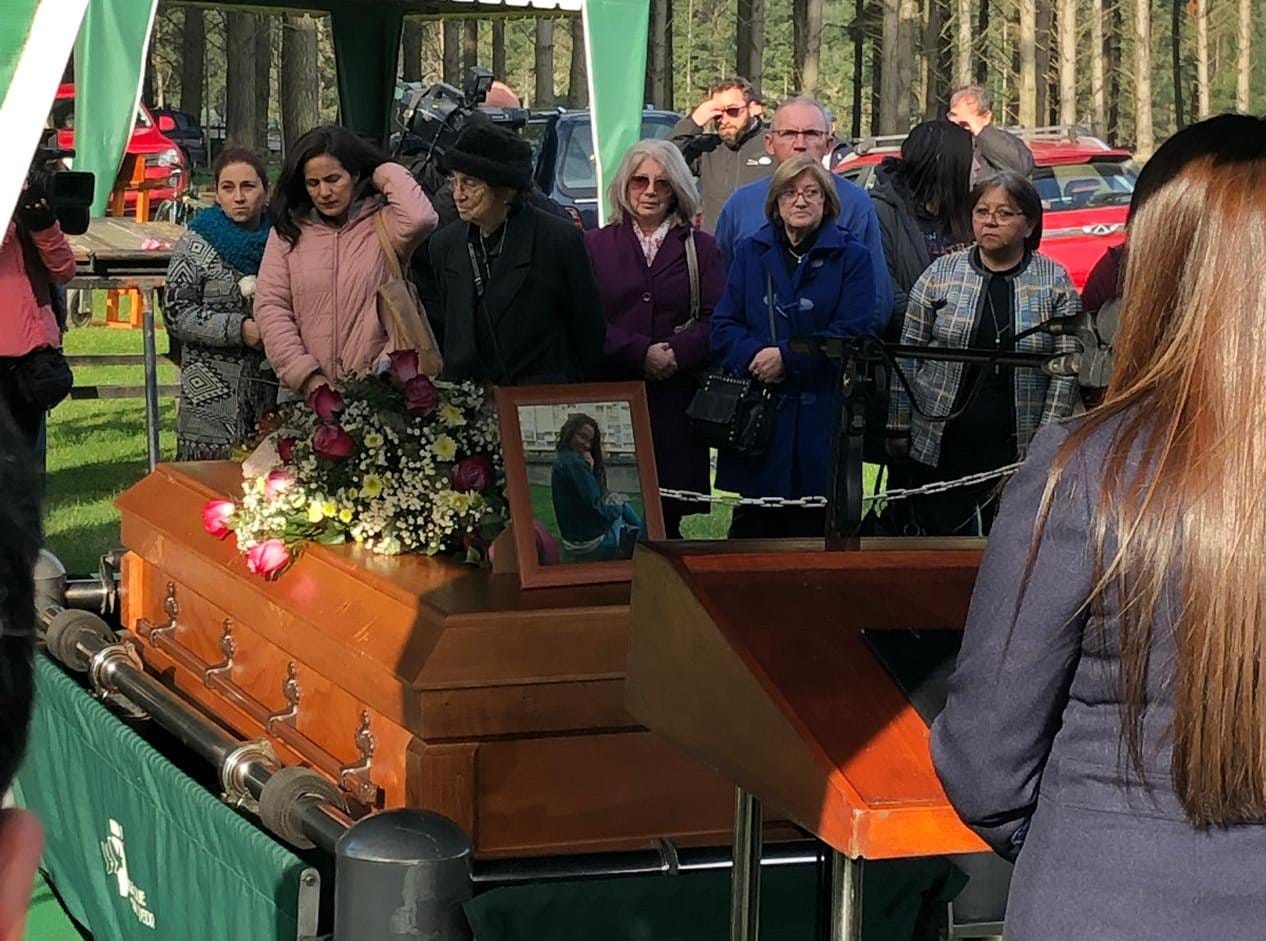 El emotivo discurso de la madre de Tamara Zurita en su último adiós