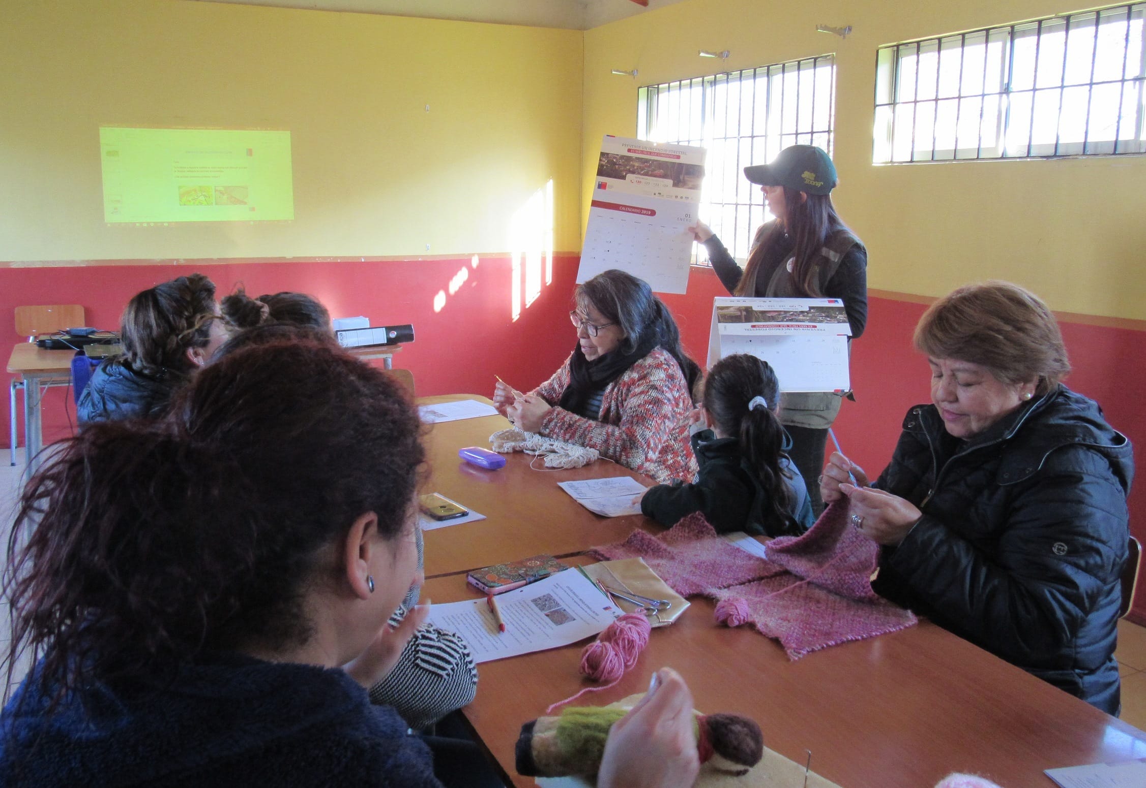 “Casa Protegida”: Taller entrega recomendaciones a vecinos para evitar riesgos de incendios forestales