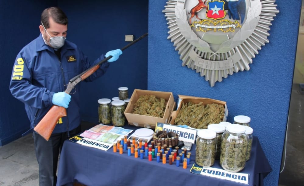 Desbaratan 61 puntos de venta de drogas en la Provincia de Concepción