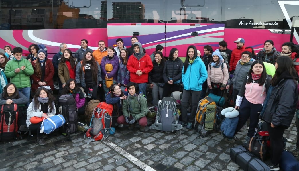 Voluntarios del Biobío viajan a los trabajos de invierno en parques nacionales