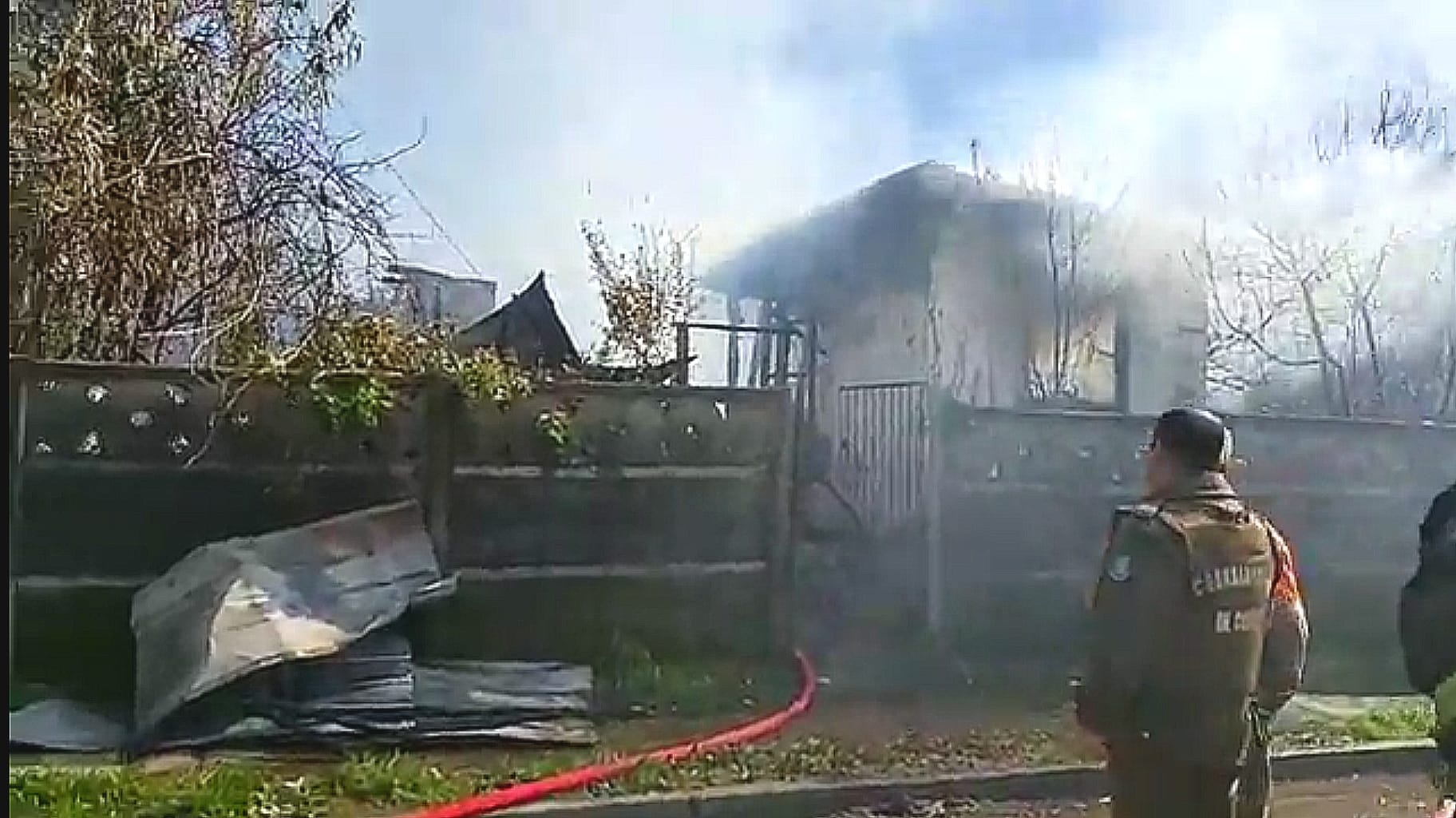 Adulta mayor muere en desvastador incendio que consumió su vivienda 
