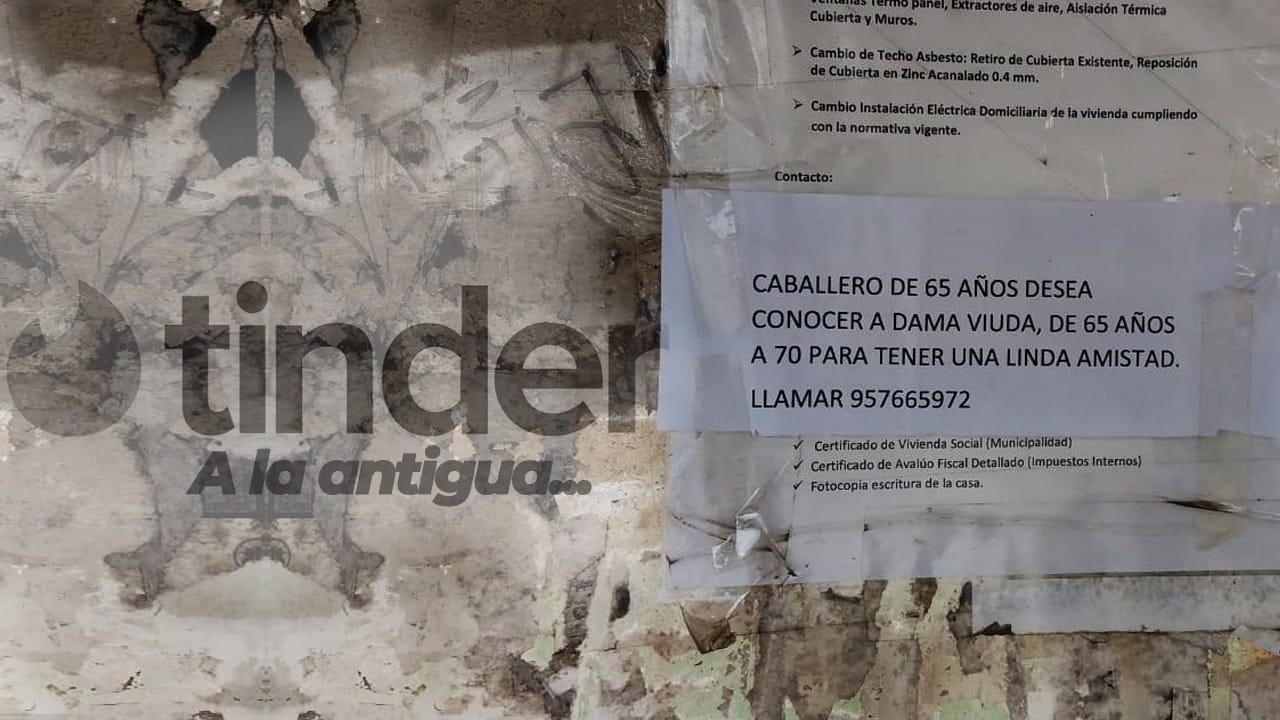 La historia del adulto mayor de Hualpén que busca amistad pegando papeles en la calle