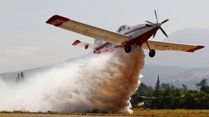 Avión de Conaf combatirá los incendios forestales en la Amazonía