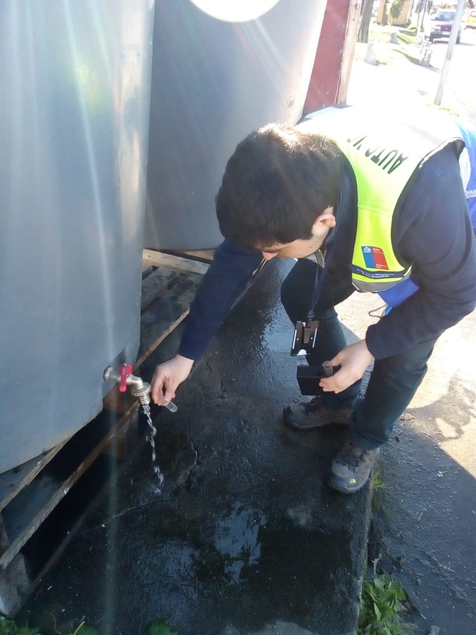 Seremi de Salud fiscaliza calidad de agua tras corte masivo en Chiguayante
