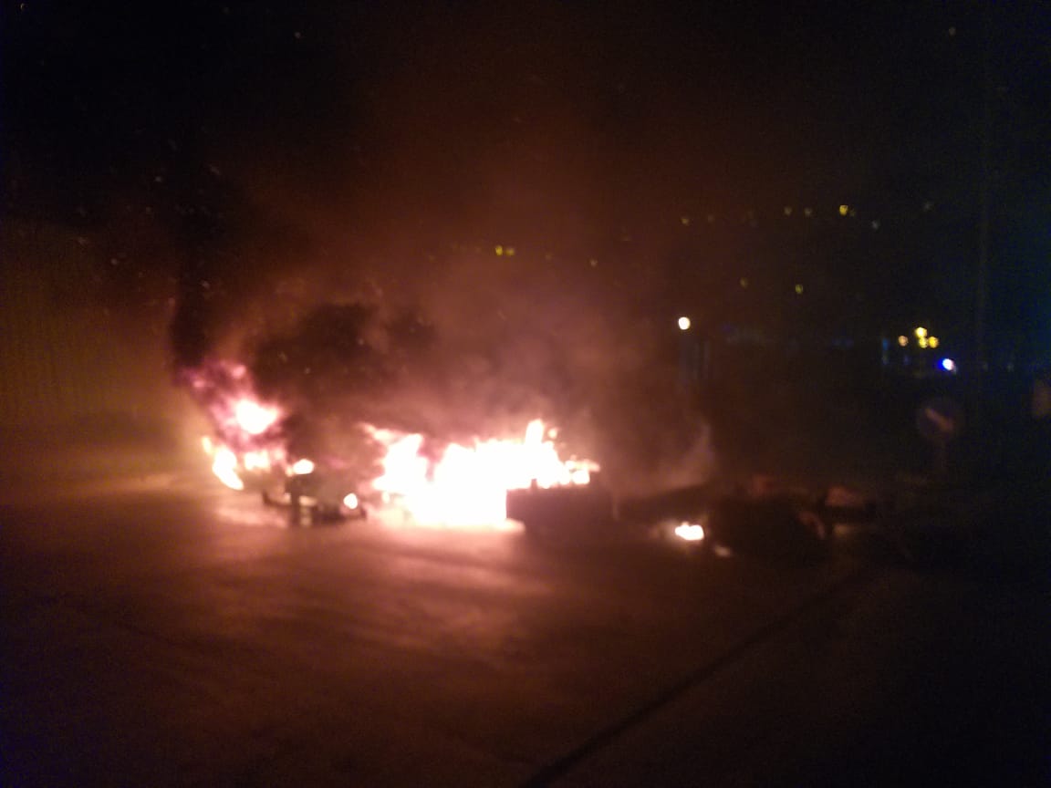 Pesca industrial volvió a la calle con barricadas por la jibia en Talcahuano y Coronel