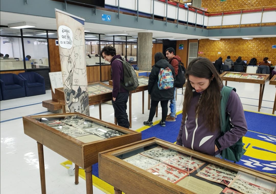 Exposición especial de Condorito se exhibe en la UdeC