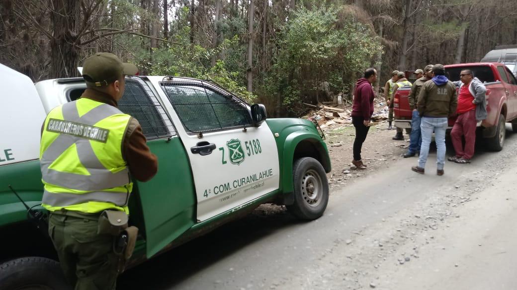 Macabro: Encuentran muerto en un tarro al fondo de una quebrada a joven desaparecido en Curanilahue