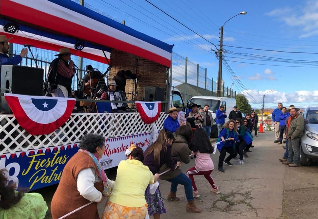 Ramadas itinerantes dieron inicio a Fiestas Patrias en Concepción