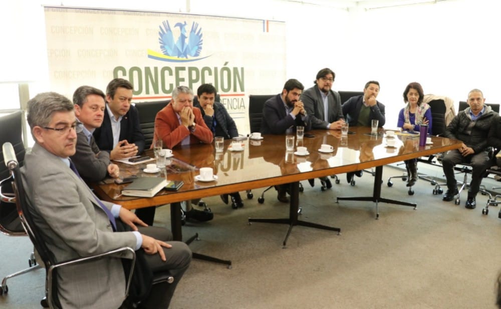 Alcaldes del Gran Concepción se reúnen para discutir alcances del Plan de Descontaminación
