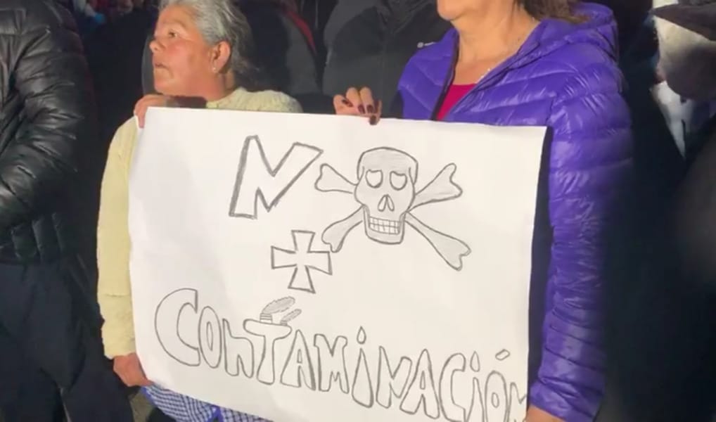 Pescadores del Biobío se manifiestan frente a ministros y empresarios reunidos en la APEC