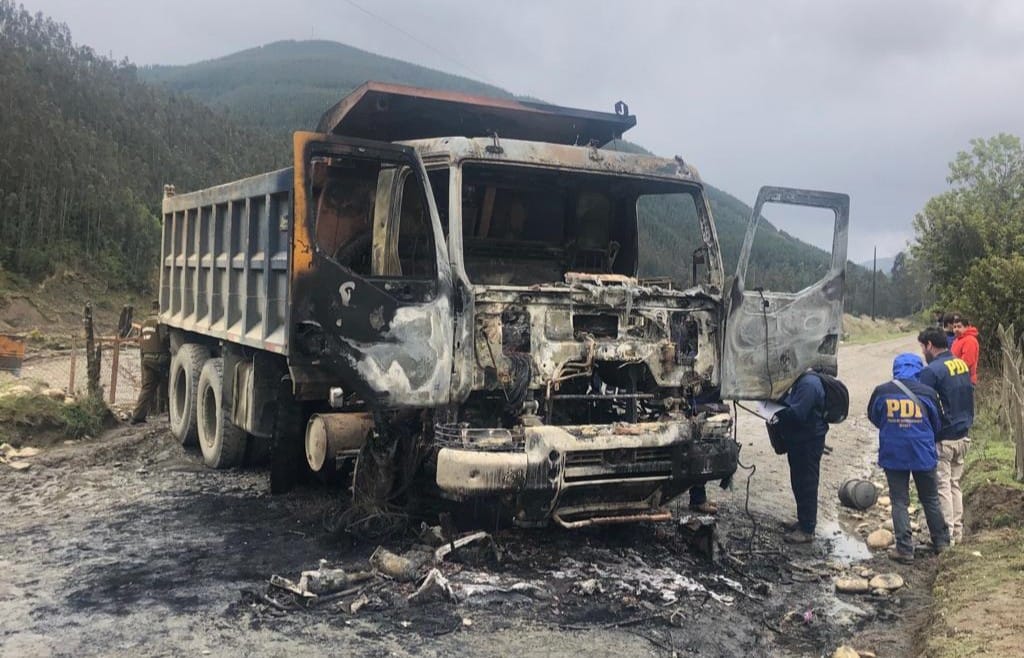 Camioneros exigen al Gobierno “restaurar la seguridad” tras nuevo ataque incendiario