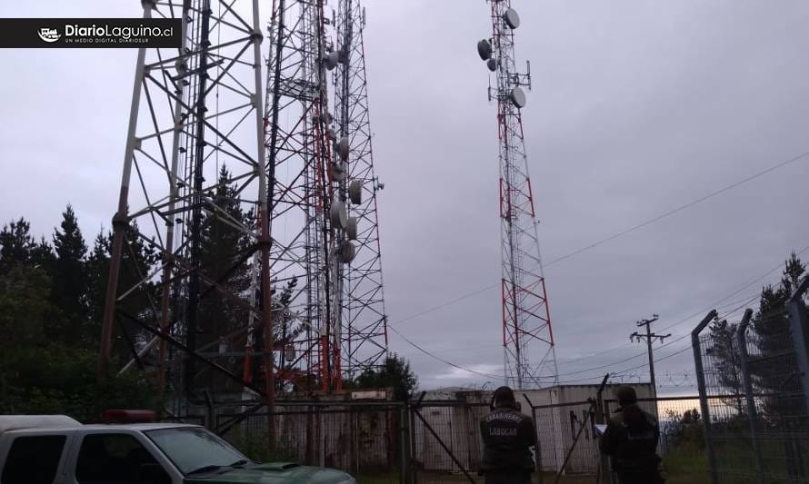 Carabineros de Concepción desbarata banda que robaba baterías de antenas telefónicas