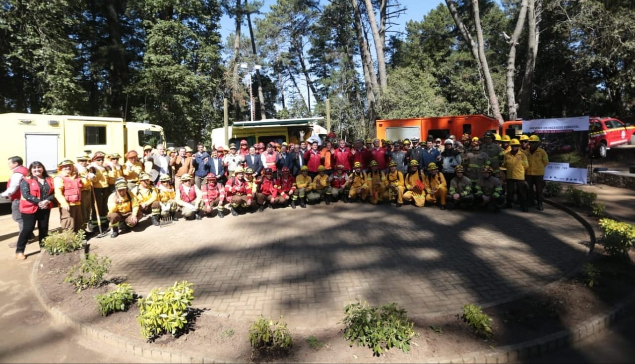 357 brigadistas, helicópteros y aviones cisternas combatiran incendios forestales en el Biobio