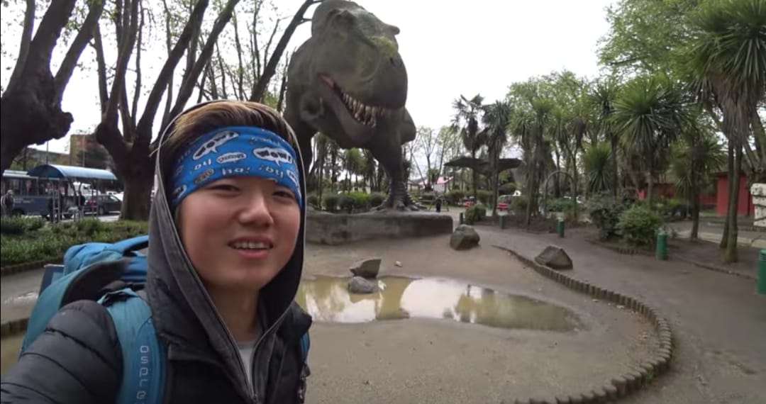 Joven coreano mochilero visitó Concepción