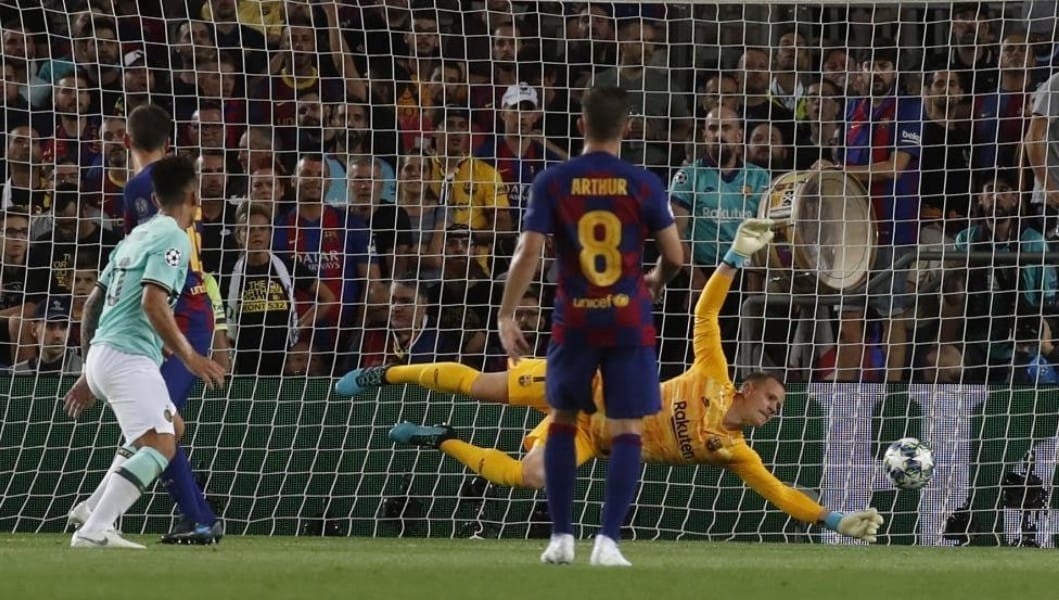 Con asistencia de Alexis Sánchez el Inter de Milán se impone en Barcelona