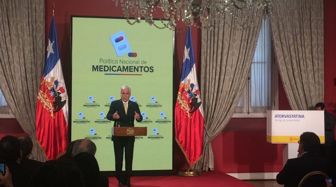 Piñera en lanzamiento de Política de Medicamentos: “Los remedios en Chile son caros y eso tiene que cambiar”