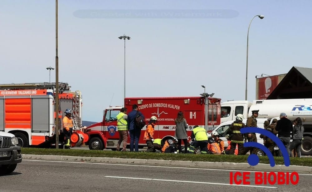Reportan grave atropello frente a Mall Plaza Trébol en Talcahuano
