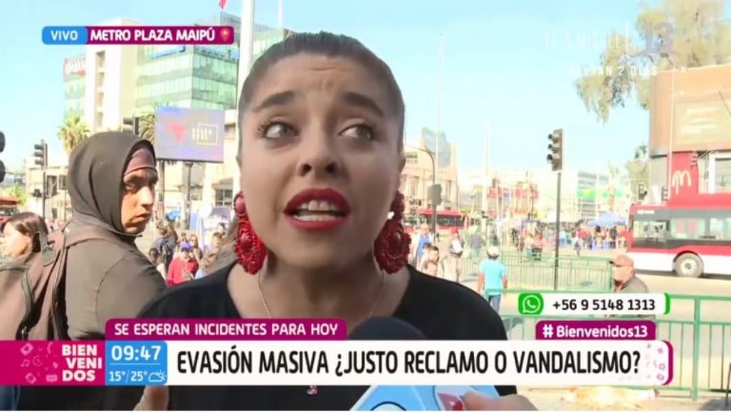 Mujer se gana los aplausos tras certera intervención en un matinal por evasiones masivas