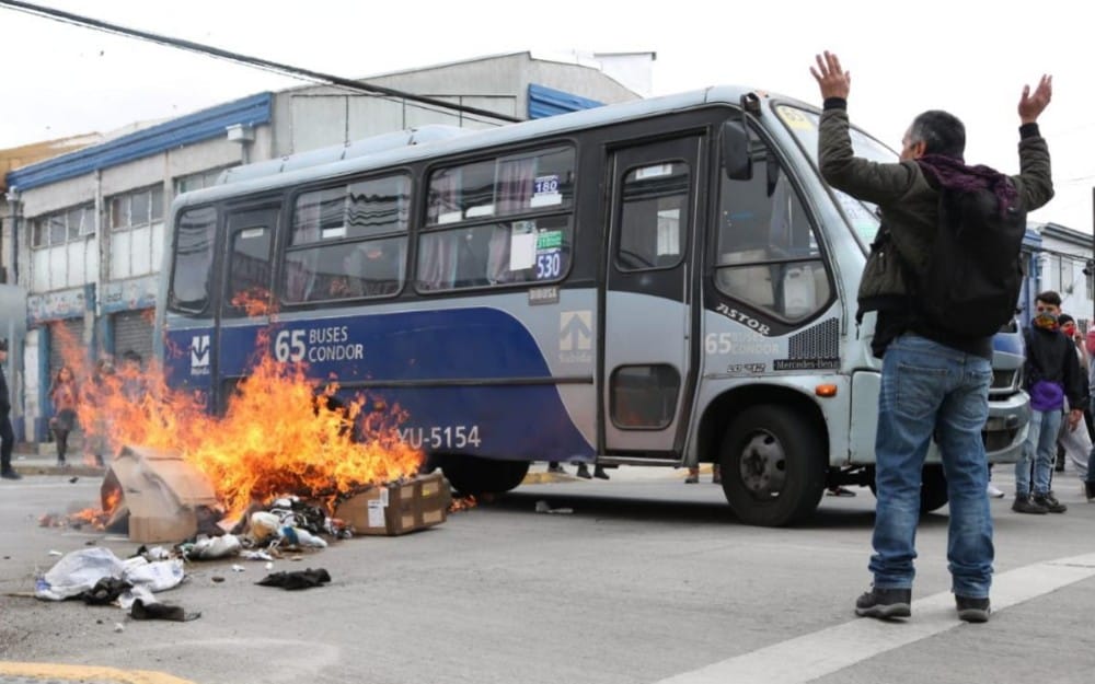 Conductores del transporte quedan en libertad de acción: Advierten retiro total si son atacados 