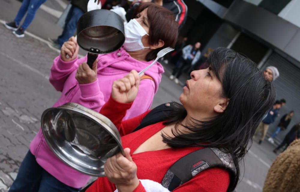 Por segundo día consecutivo las cacerolas se escuchan fuerte en el Gran Concepción