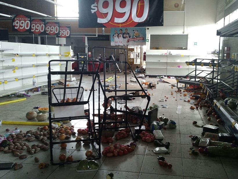 Detenida: madre fue a saquear supermercado junto a su hija de 10 años en Hualpén