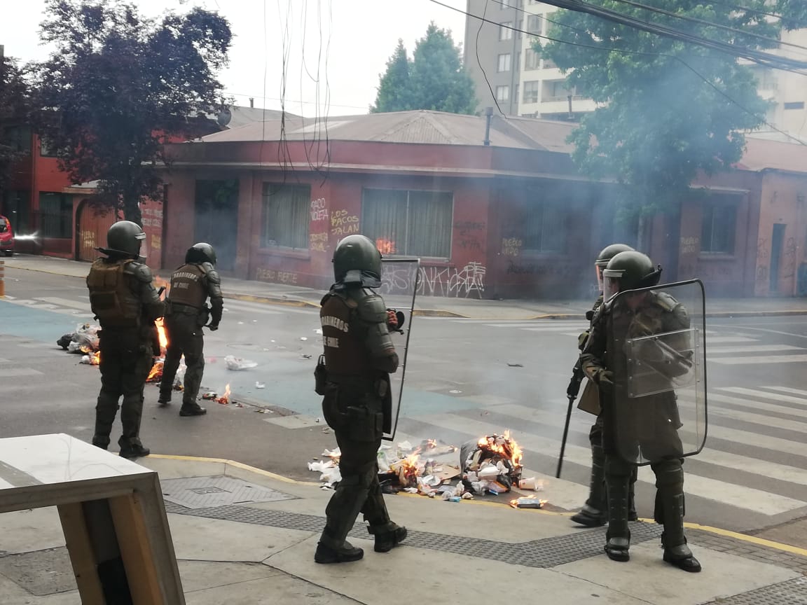 Carabineros por demoras en actuar policial en Concepción: “Hay que prevenir que terceras personas resulten lesionadas”