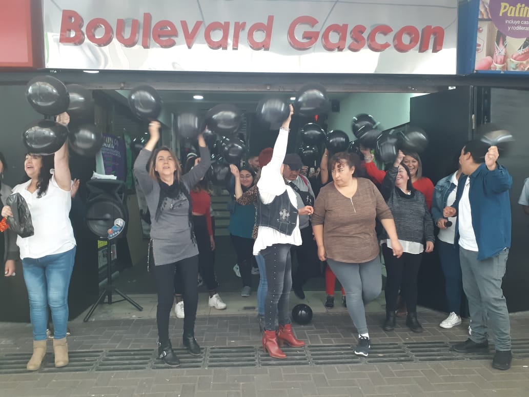 Comerciantes del centro de Concepción se manifestaron en contra de los saqueos