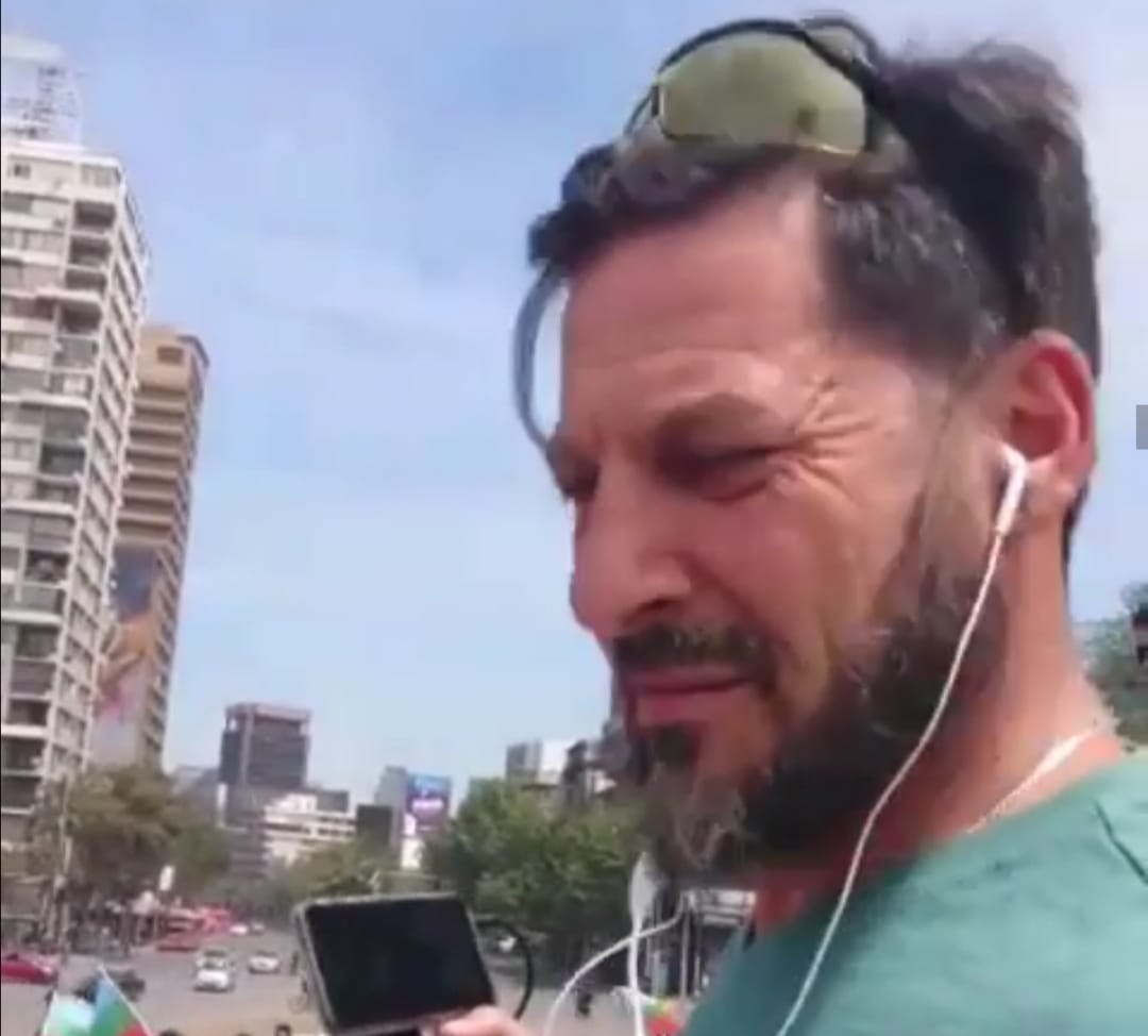 Rafael Cavada recibió perdigón de Carabineros en medio de enfrentamientos
