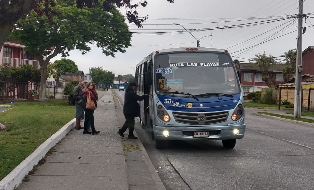 Las líneas de buses que están pasando en el Gran Concepción