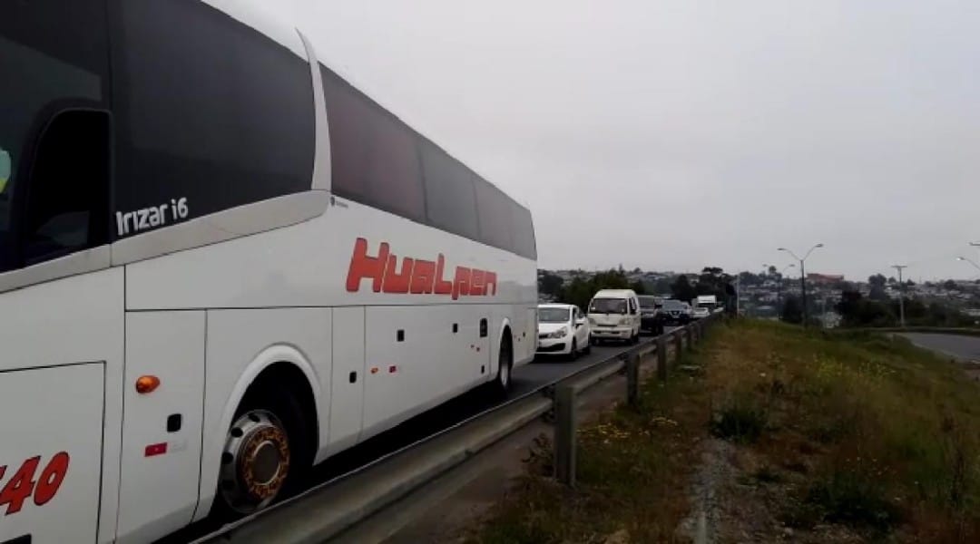 Levantan barricadas en la Ruta 160 frente a Playa Blanca