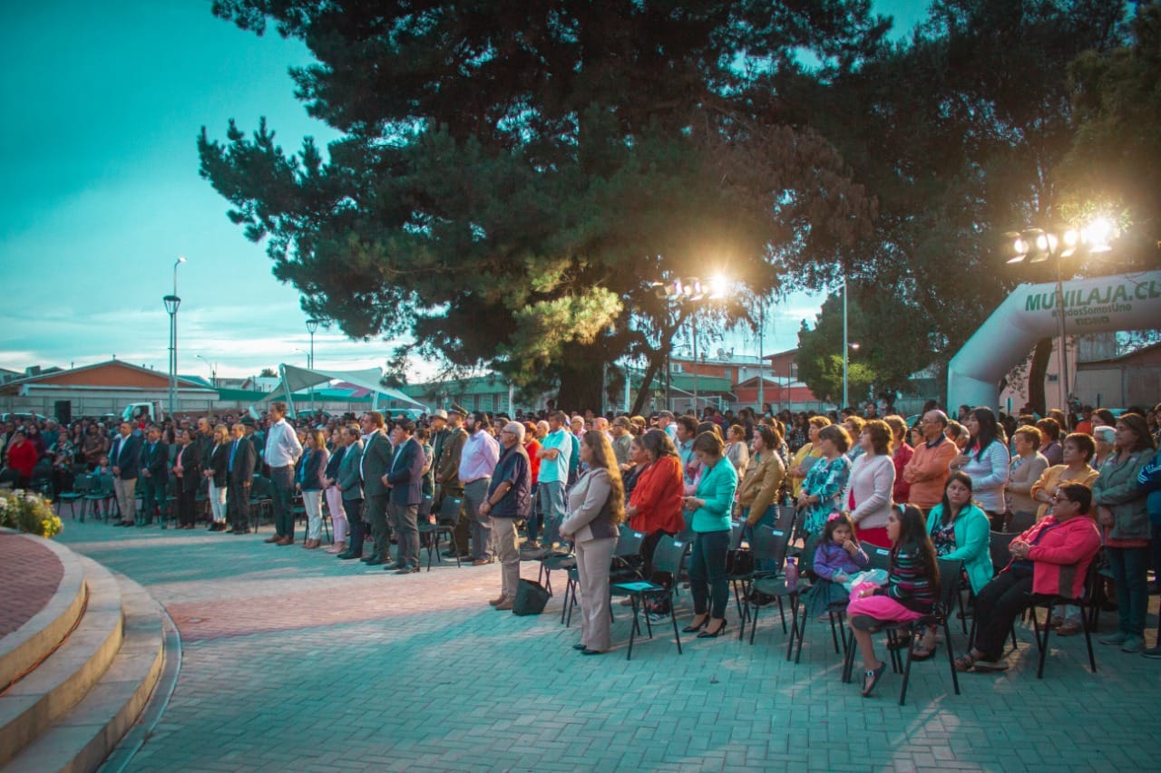 Con millonaria inversión inauguran primer parque urbano de Laja
