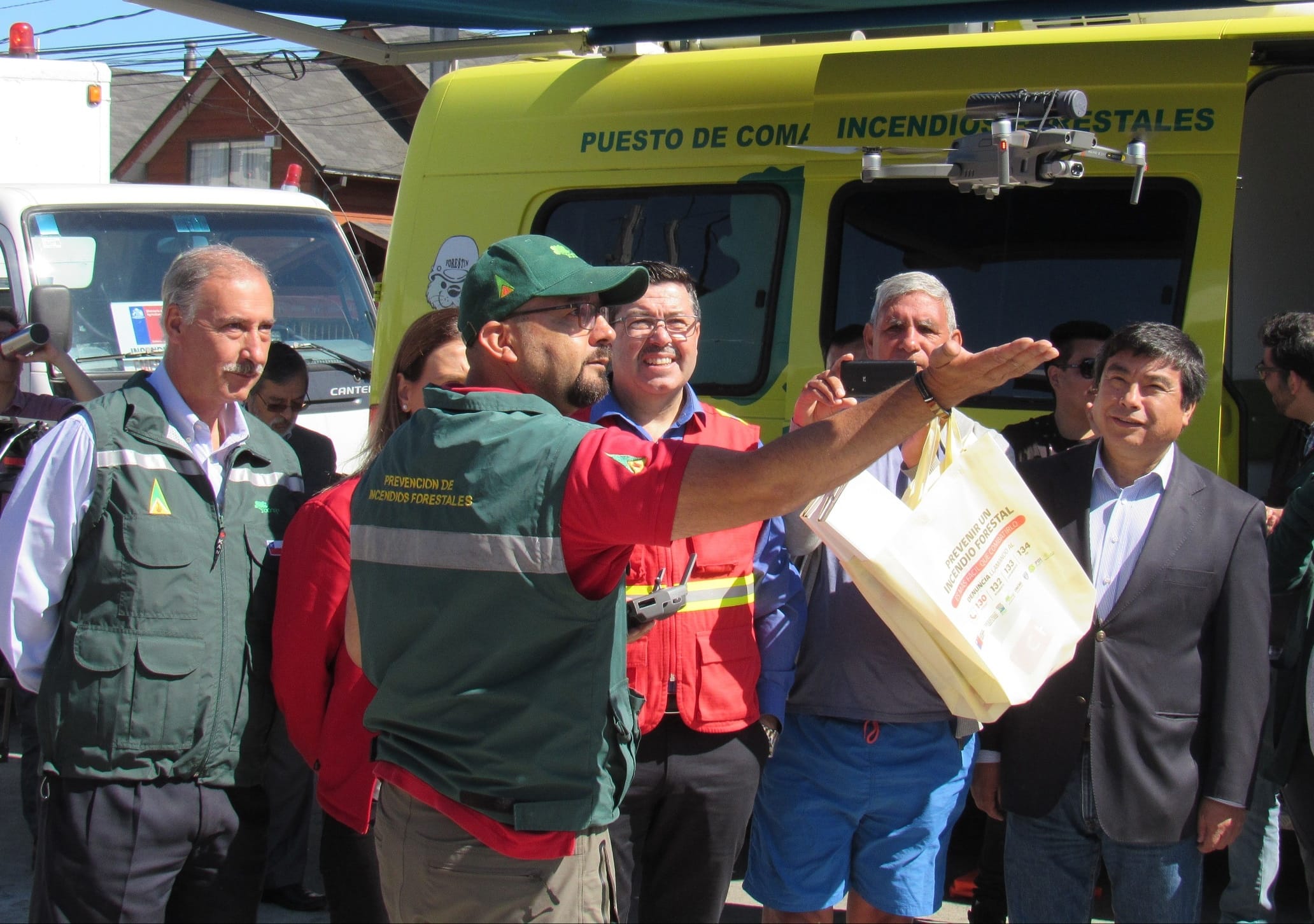 Conaf  reforzará con drones prevención de incendios forestales en el Bíobío