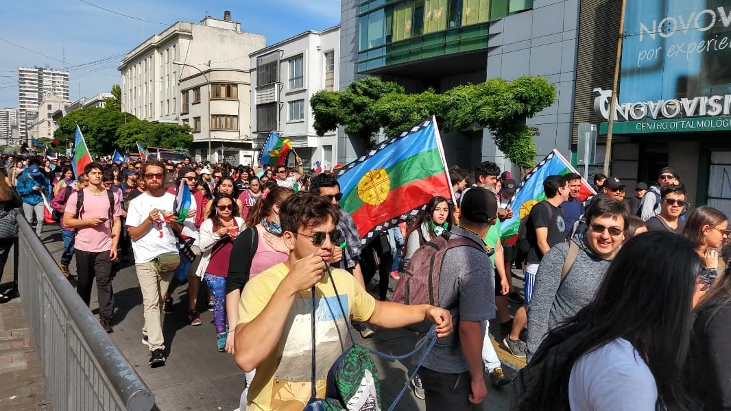 Multitudinaria marcha marca el primer lunes de diciembre en Concepción