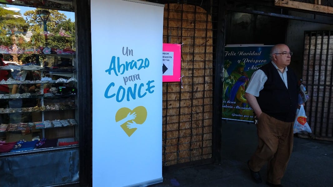 Lanzan campaña “Un Abrazo para Conce” que ayudará a comerciantes y emprendedores de Concepción