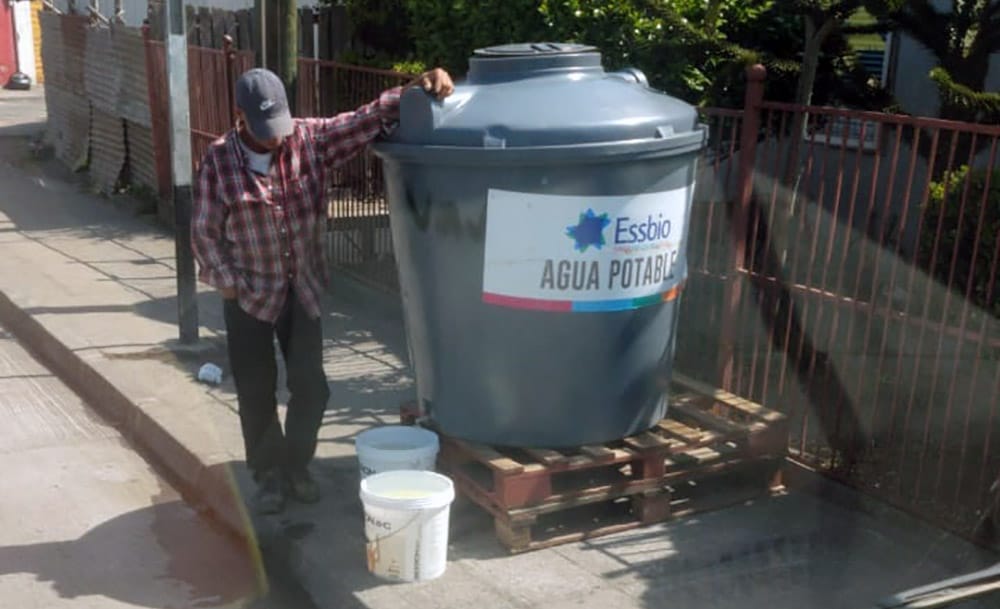 Cientos de familias completan más de 40 horas sin agua en Penco