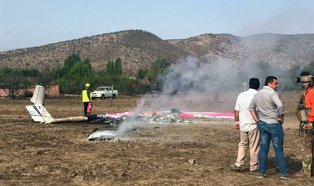 Caída de avioneta en aeródromo deja dos fallecidos