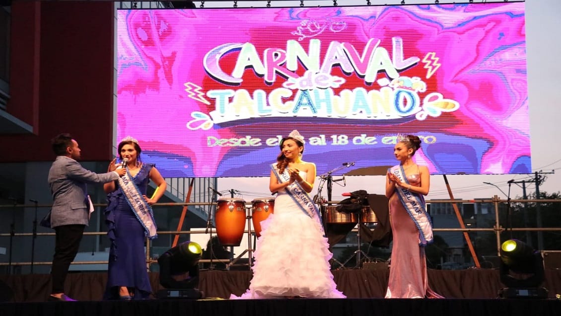 El puerto de Talcahuano culminó su carnaval con gran fiesta