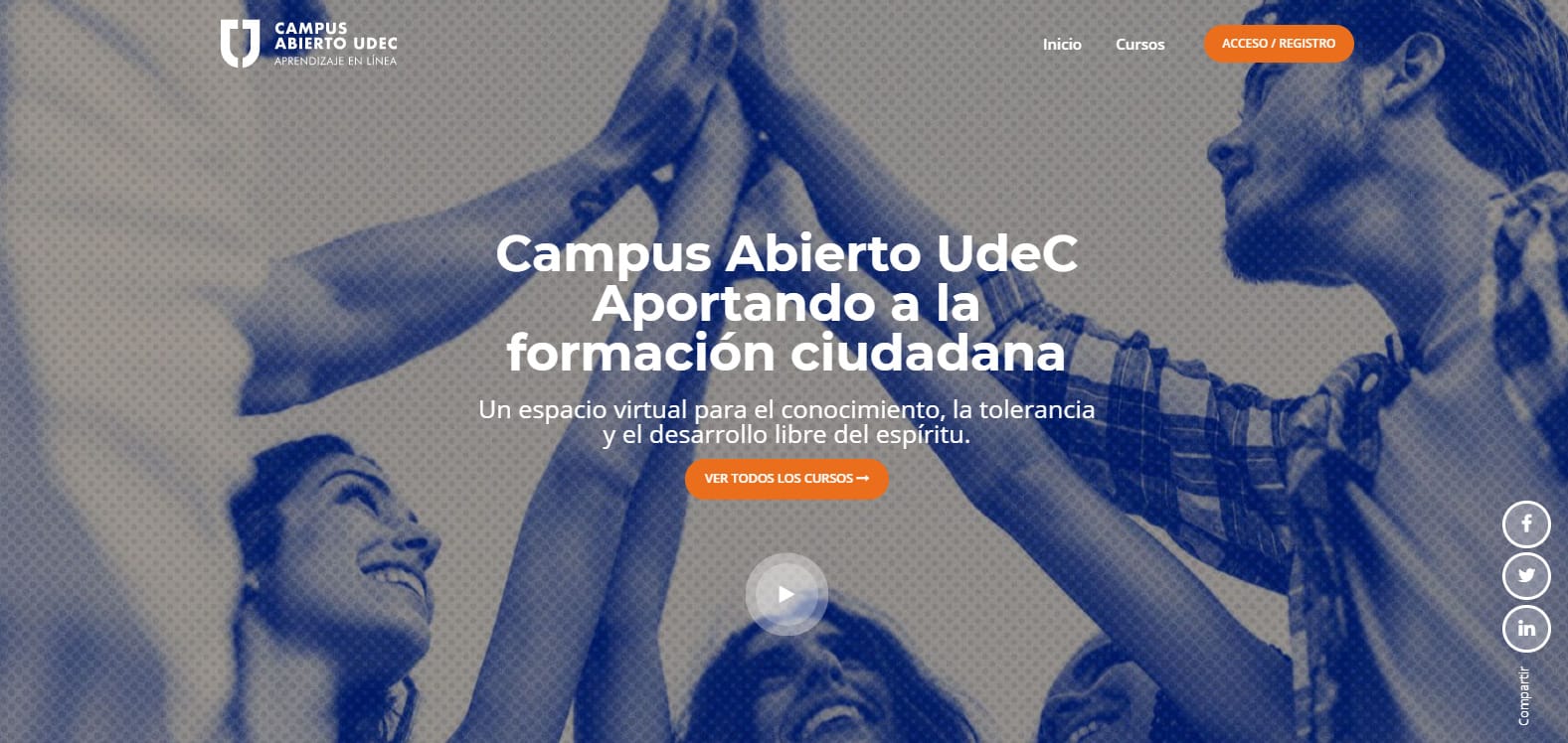 Campus Abierto UdeC: La nueva plataforma online de formación ciudadana