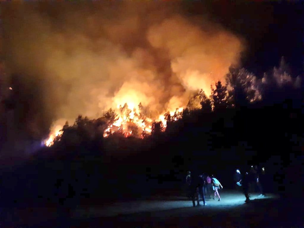 Más de 100 hectáreas ha consumido incendio forestal que afecta a Cerro Manquimavida en Chiguayante
