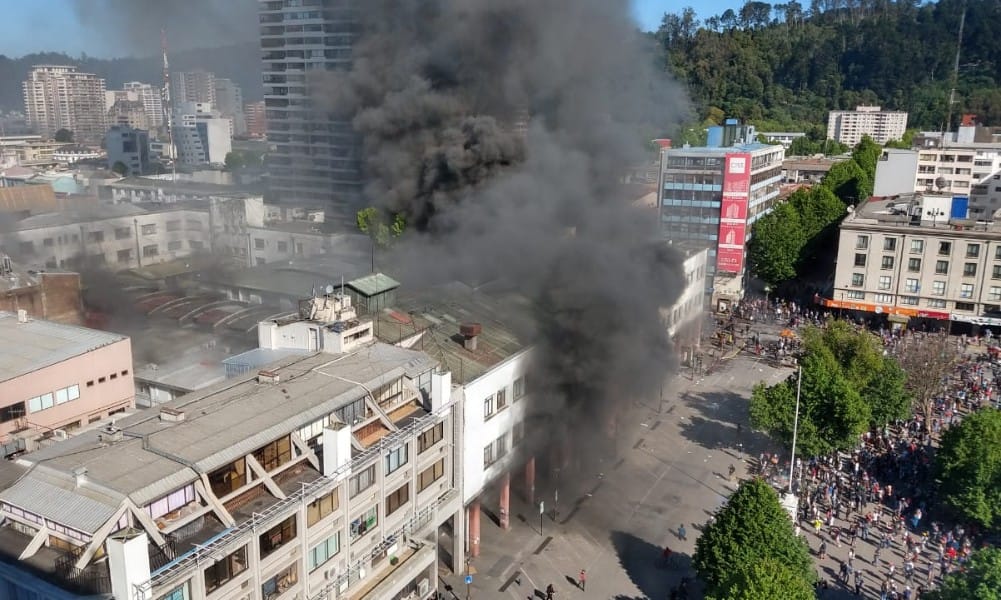 Revocan prisión preventiva del único imputado por incendio en Gobernación de Concepción