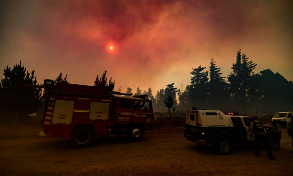 Cinco casas quemadas tras últimos incendios forestales en el Biobío