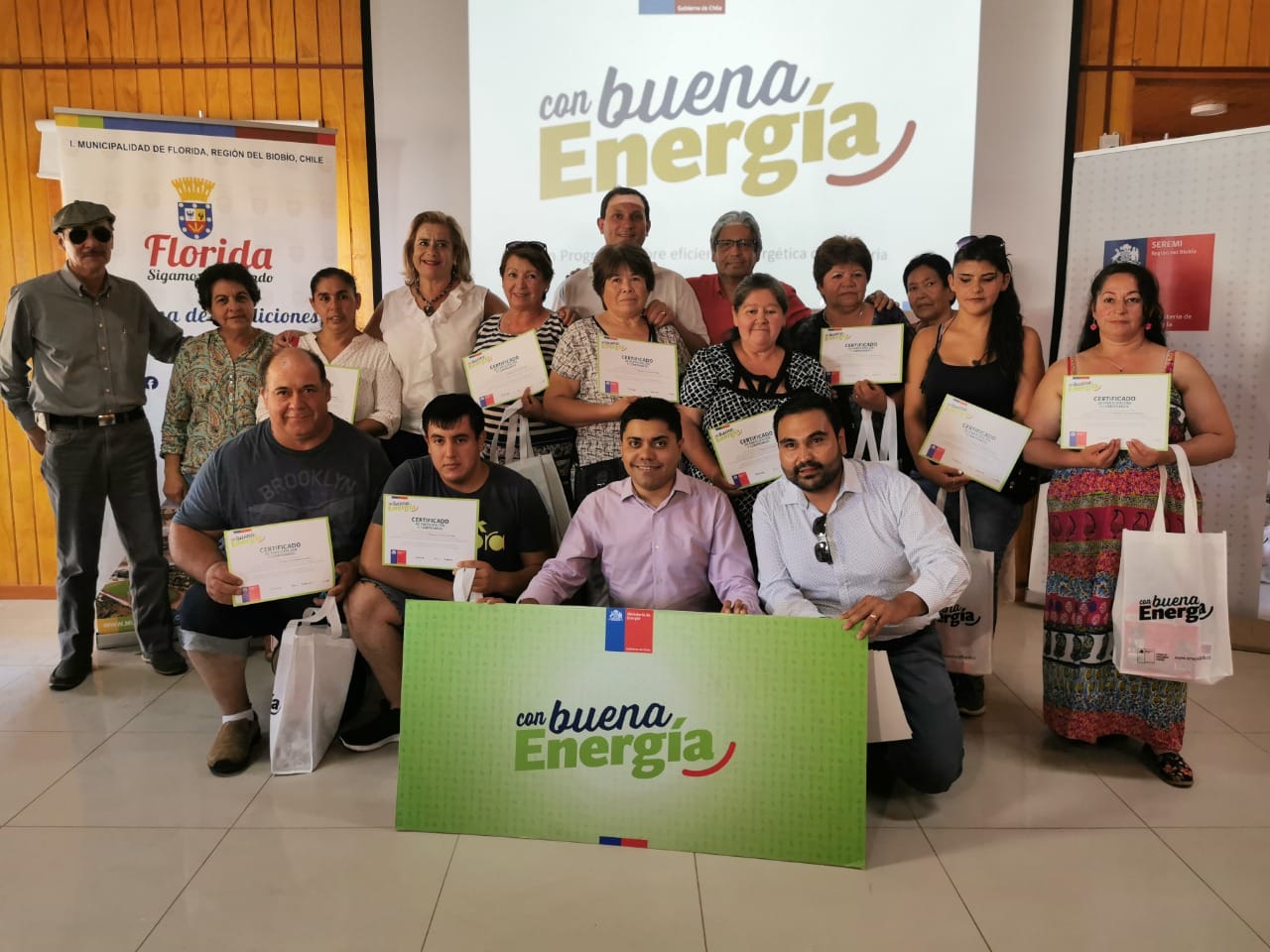 Más de 80 familias de la comuna de Florida accedieron a la luz eléctrica