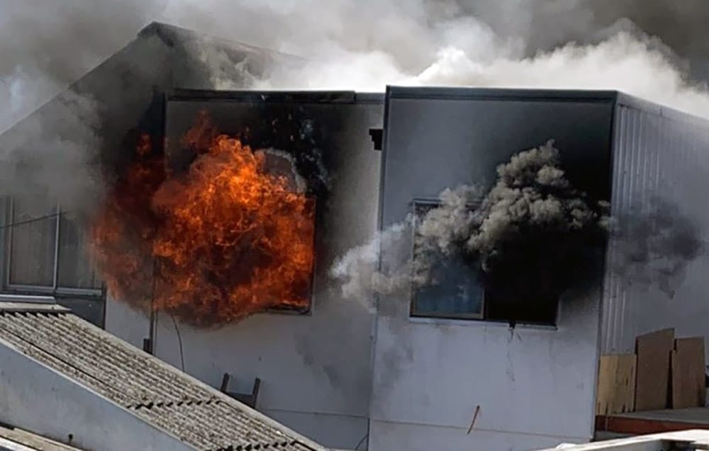 Un hombre resultó con quemaduras tras incendio de una casa en Talcahuano