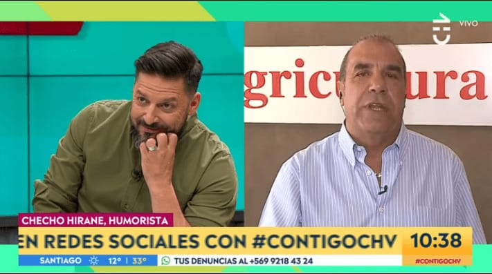 La tensa discusión entre Rafael Cavada y Checho Hirane sobre la Primera Línea