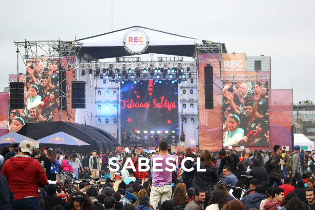 Revelan cifra de personas que asistieron a la última versión del REC Rock en Conce