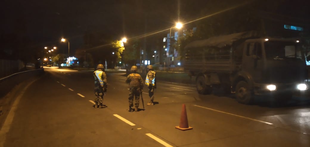 146 detenidos en toque de queda: En Concepción sujeto amenazó de muerte a Carabineros