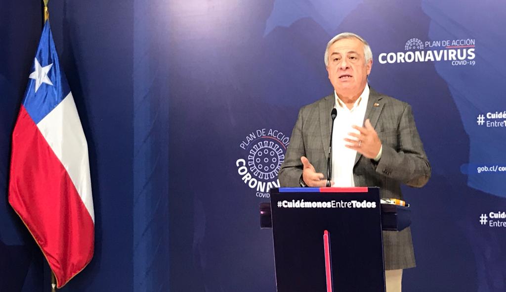 Minsal confirma 1.909 de Coronavirus en todo Chile