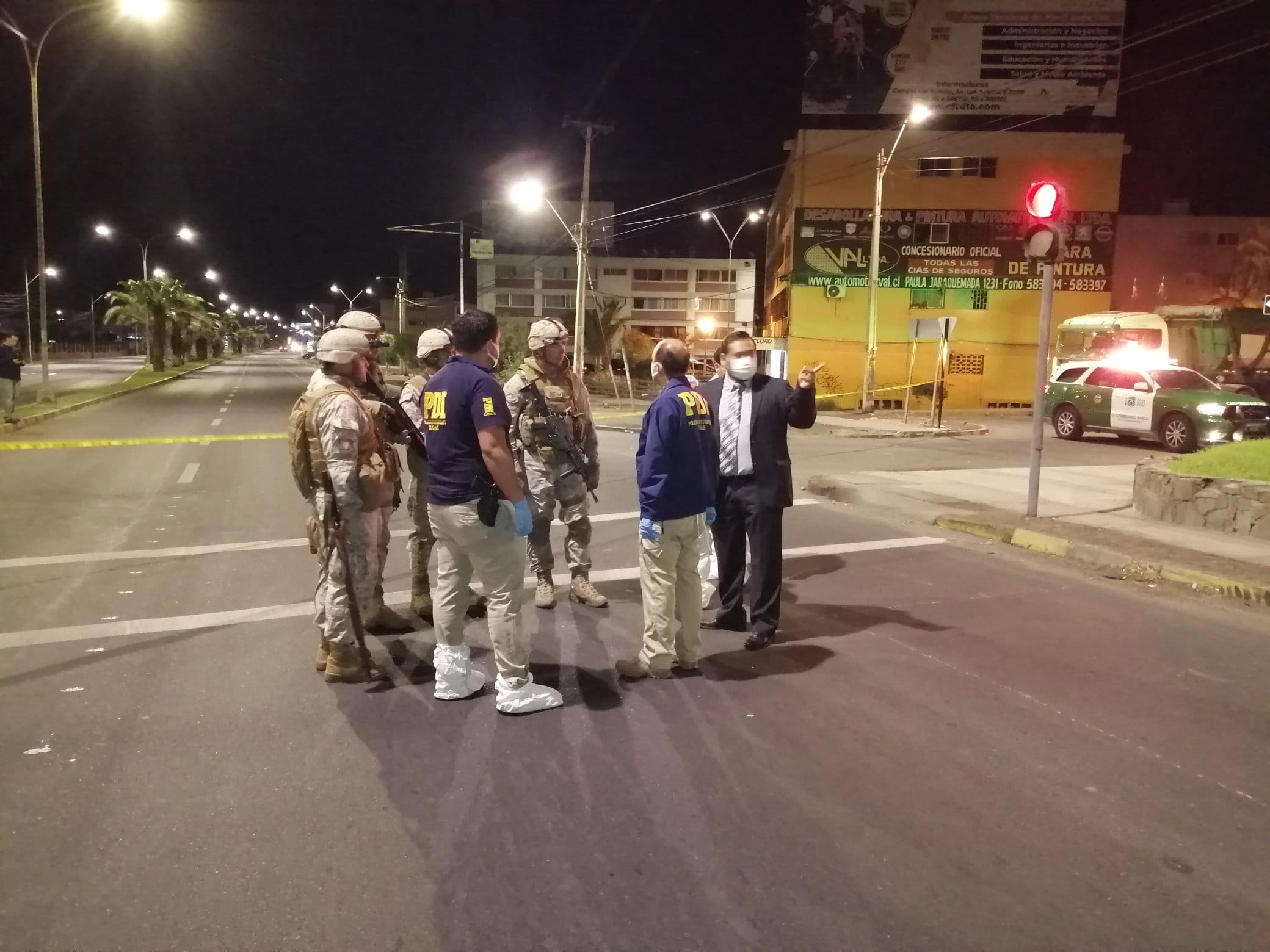 Conductor habría intentado evadir control y militares le disparon