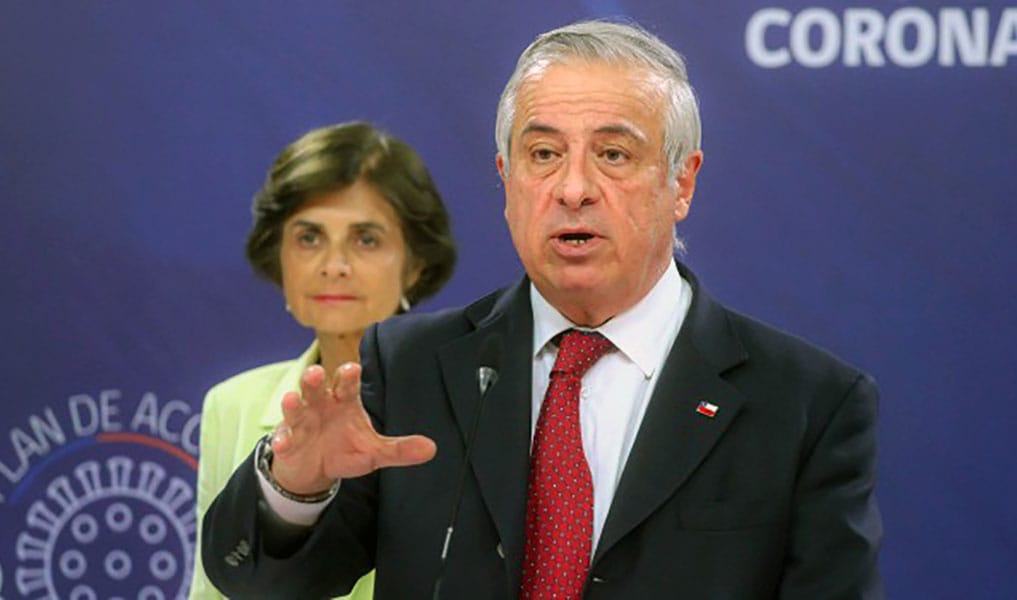 Chile suma octavo fallecido por coronavirus y llega a 2.449 contagios